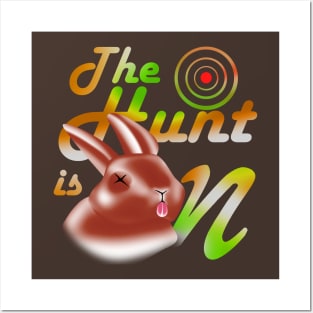 The hunting season is on, rabbit hunting Posters and Art